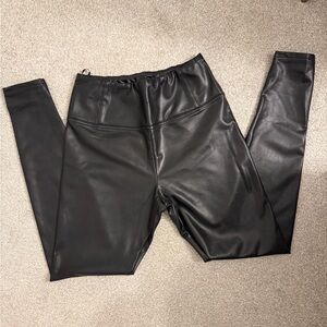 AKIRA Black Faux Leather Pants